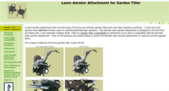 Desktop Screenshot of lawn-aerator-attachment.com